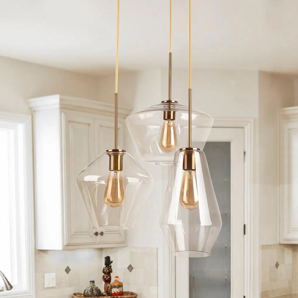 Modern Brass Pendant